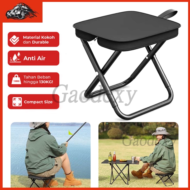 Kursi Lipat Penuh Upgrade Kursi Lipat Kecil Dan Portable Bangku Lipat Beban 120kg Outdoor Mini Bangk