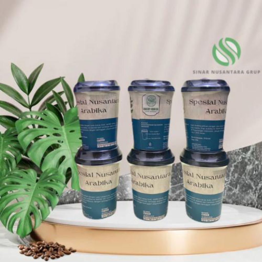 

Kopi Hot Cup Premium Instant Siap Seduh Arabika Dan Robusta Isi 6 Pcs