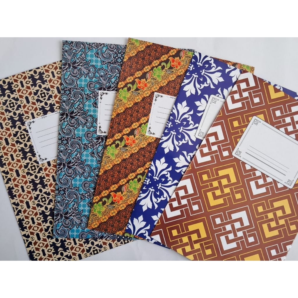 

Stopmap atau map motif batik kertas ukuran folio/F4 satuan