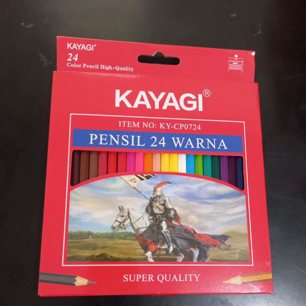 

COLOURED PENCIL KAYAGI 24 / PENSIL 24 WARNA