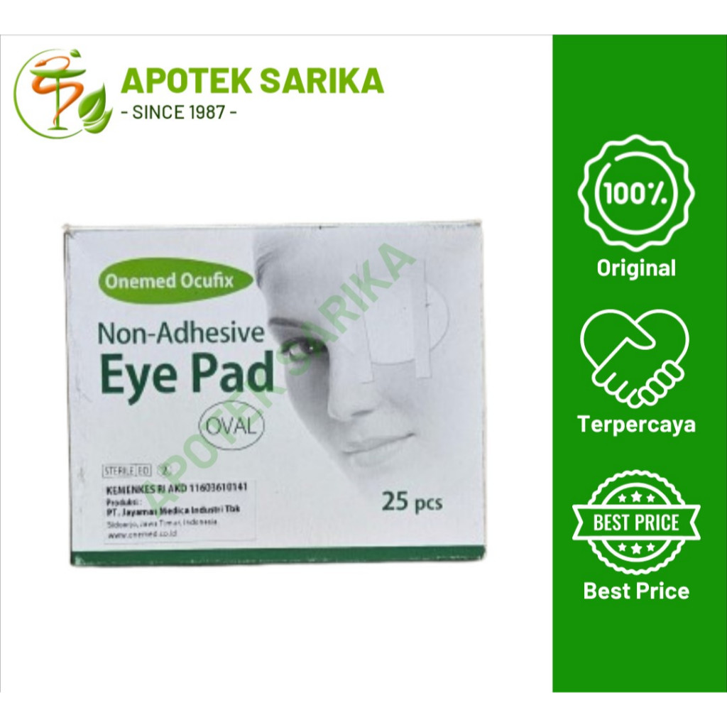 Onemed Ocufix Non-Adhesive Eye Pad Oval