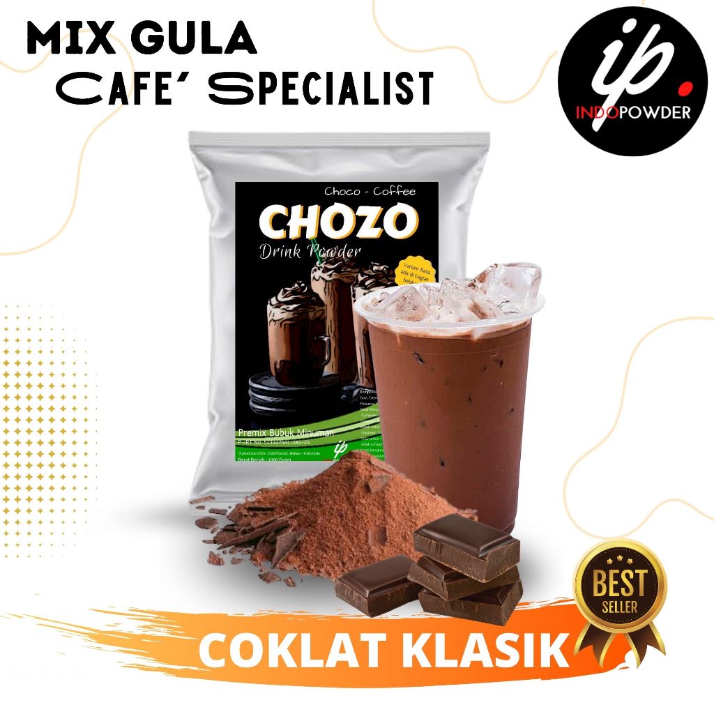

Bubuk Minuman CHOCO KLASIK / NYOKLAT KLASIK 1Kg Untuk Cafe, Waralaba dan Usaha Minuman Kekinian