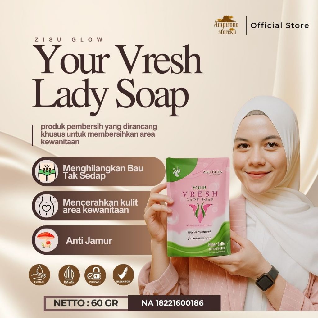 Sabun Perawatan Miss V Keset Wangi ZISU GLOW Ampuh Mengatasi Bau Tak Sedap Dan Gatal Gatal DI Miss V
