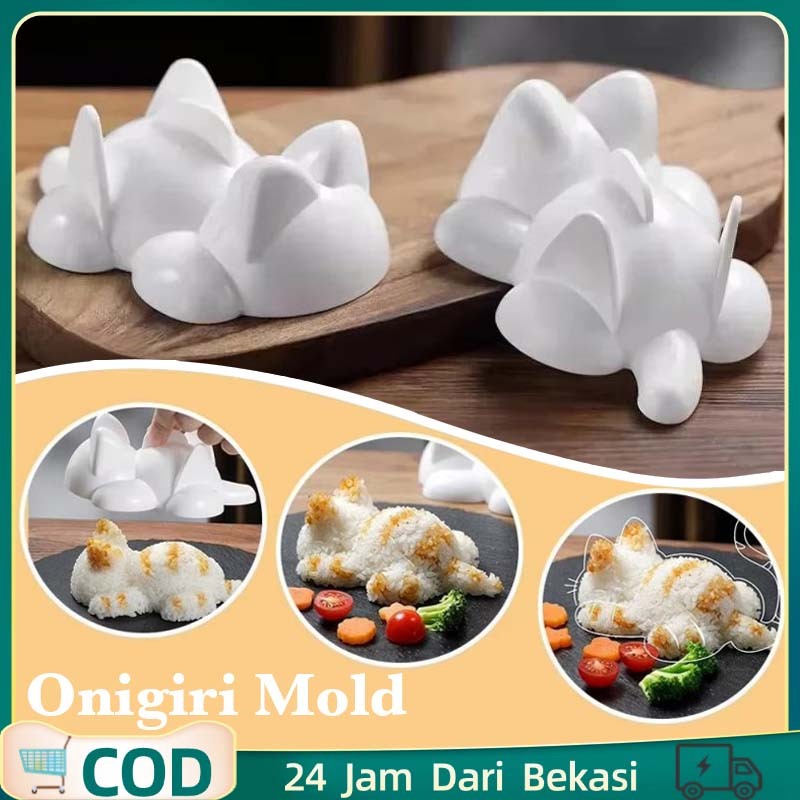 Cetakan Bento Nasi Cetakan Nasi Bentuk Hewan Cetakan Bento Kucing Cetakan Nasi Bento