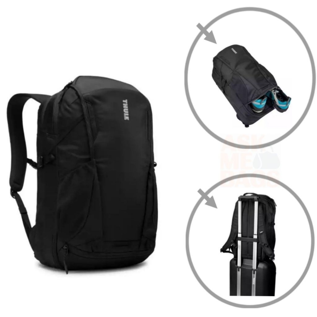 Thule Enroute 4 Tas Laptop Backpack 30L - Black