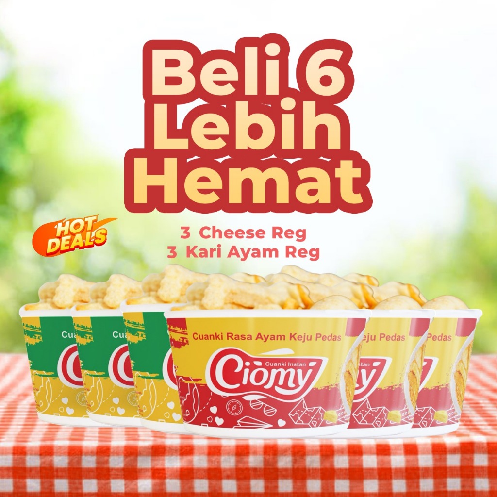 

CIOMY - Paket Bundling 6 Varian Kuah Keju dan Kuah Kari