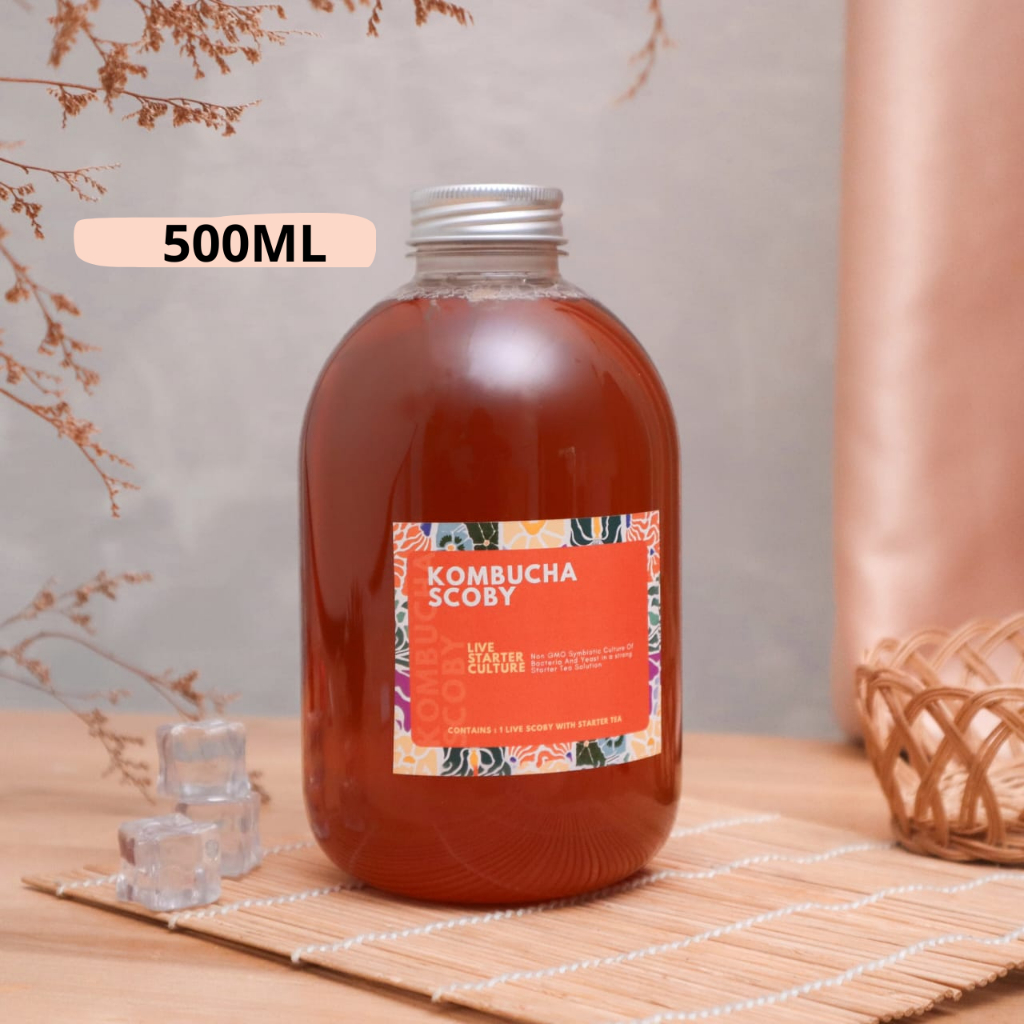 

500 ML starter combucha tea minuman fermentasi tanpa scoby