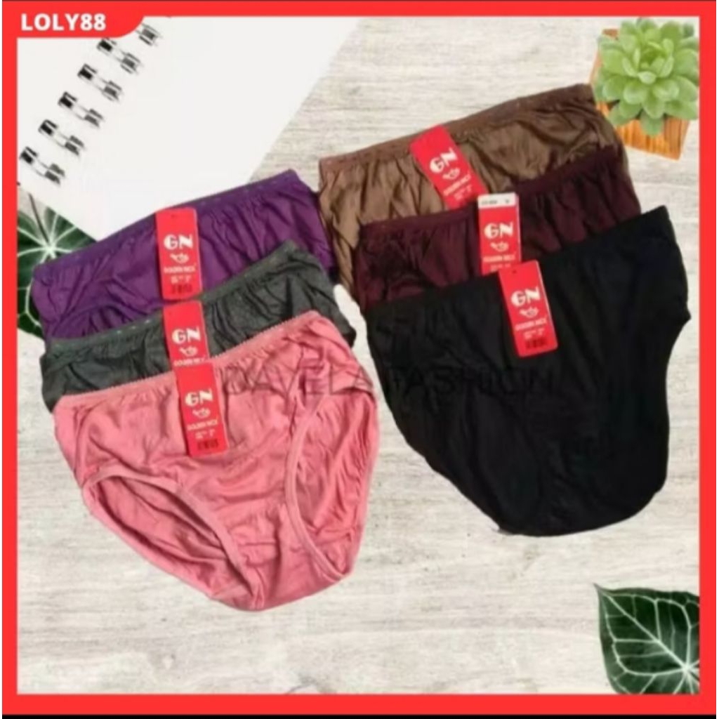 3PCS Celana dalam wanita Golden Nick | Celana Dalam Wanita GN | CD Wanita GN