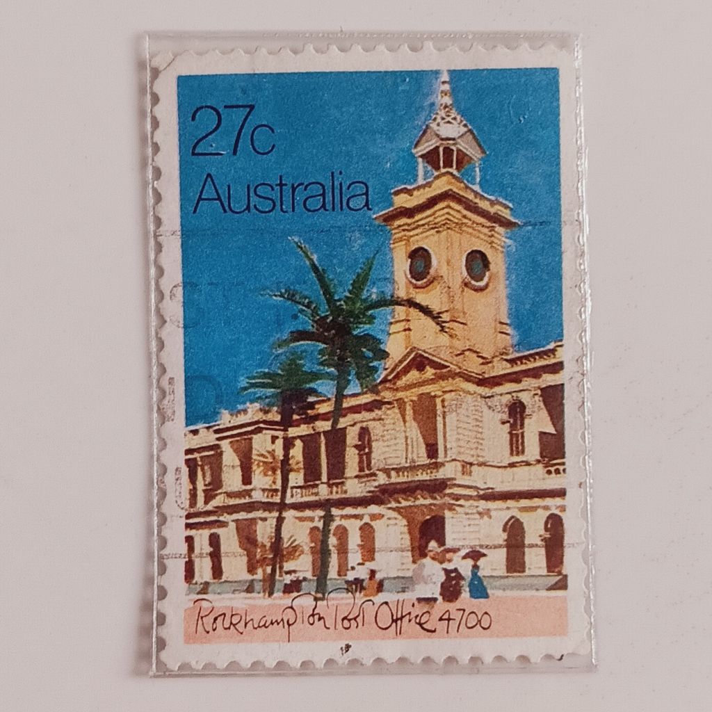 

(AA) Perangko Australia 1982 Post Offices - Rockhampton Post Office, Queensland (1892) 27 cent Used
