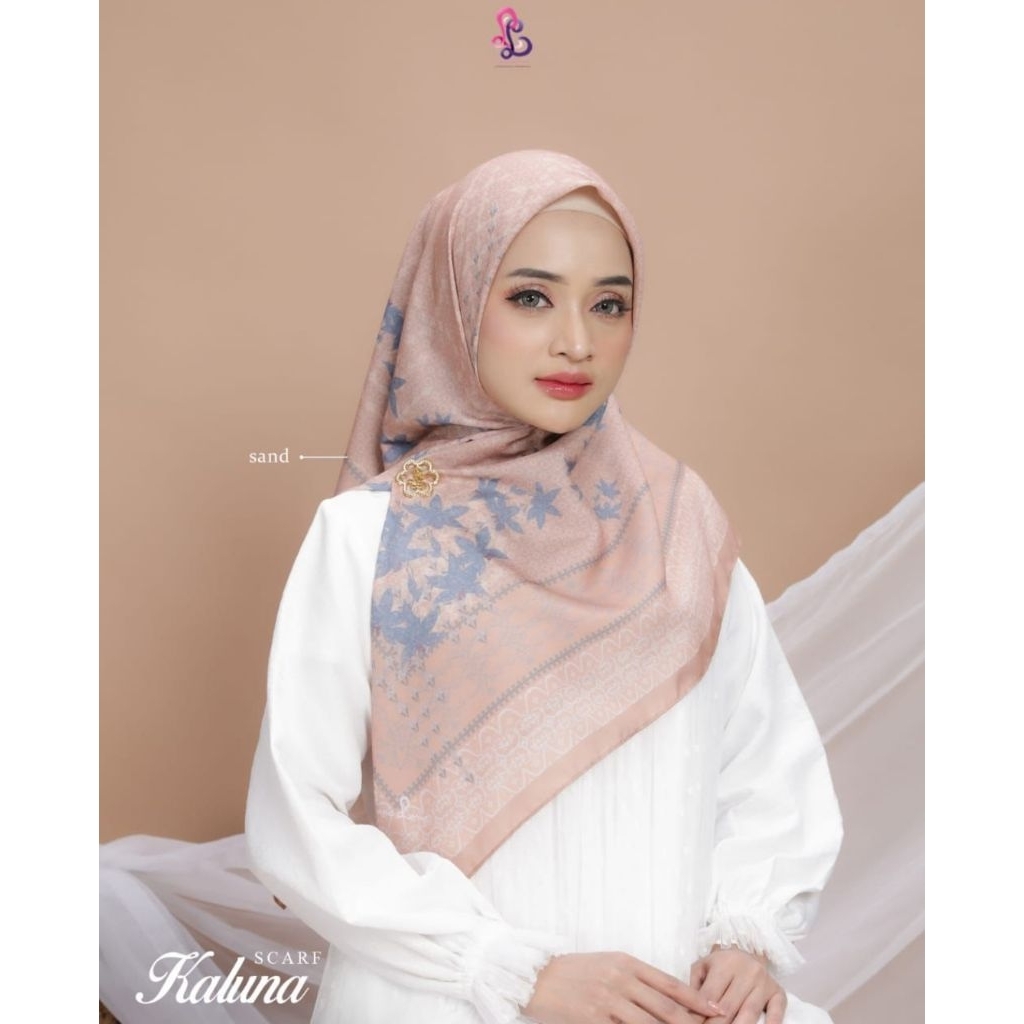 Scraf Linalivia Kekinian|Hijab Segi Empat Linalivia