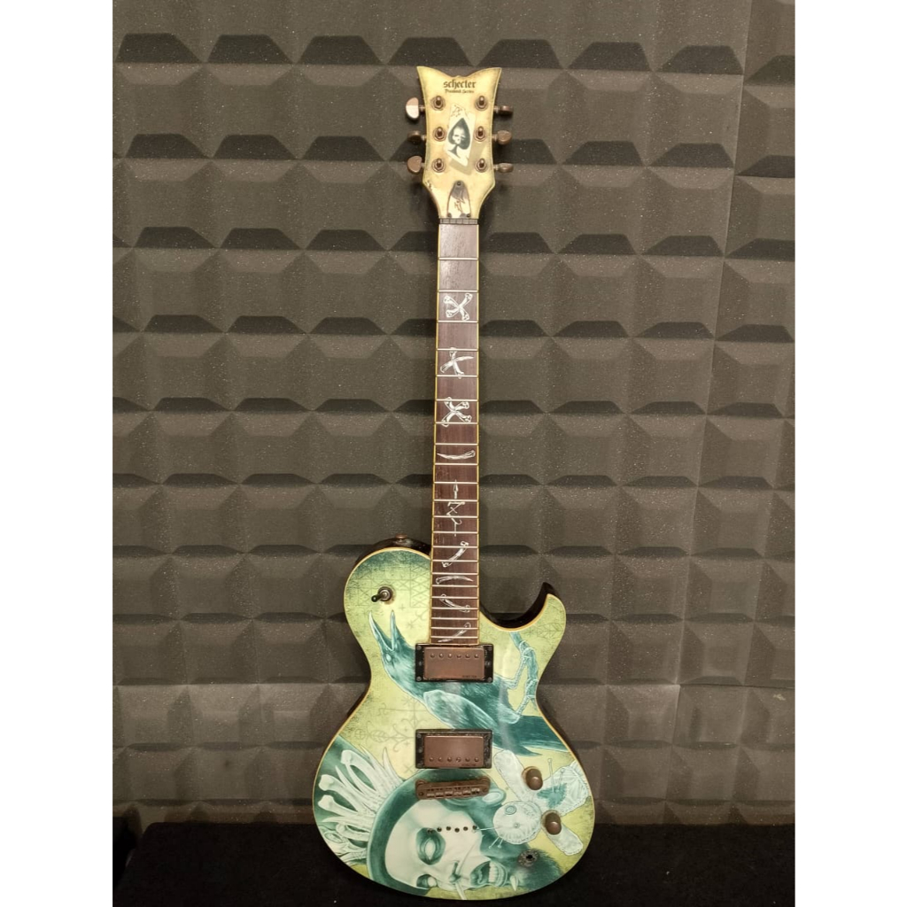 READY 1 PCS GITAR ELEKTRIK EG SCHECTER ZVLV ZOW / GITAR LISTRIK 6 SENAR / ARTISAN Gitar Elektrik ALP