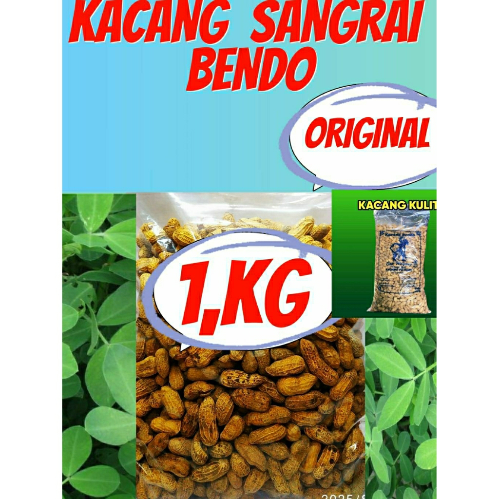 

KACANG KULIT SANGRAI ( BENDO ) KEMASAN # 1KG # 500 GRAM # 250 GRAM