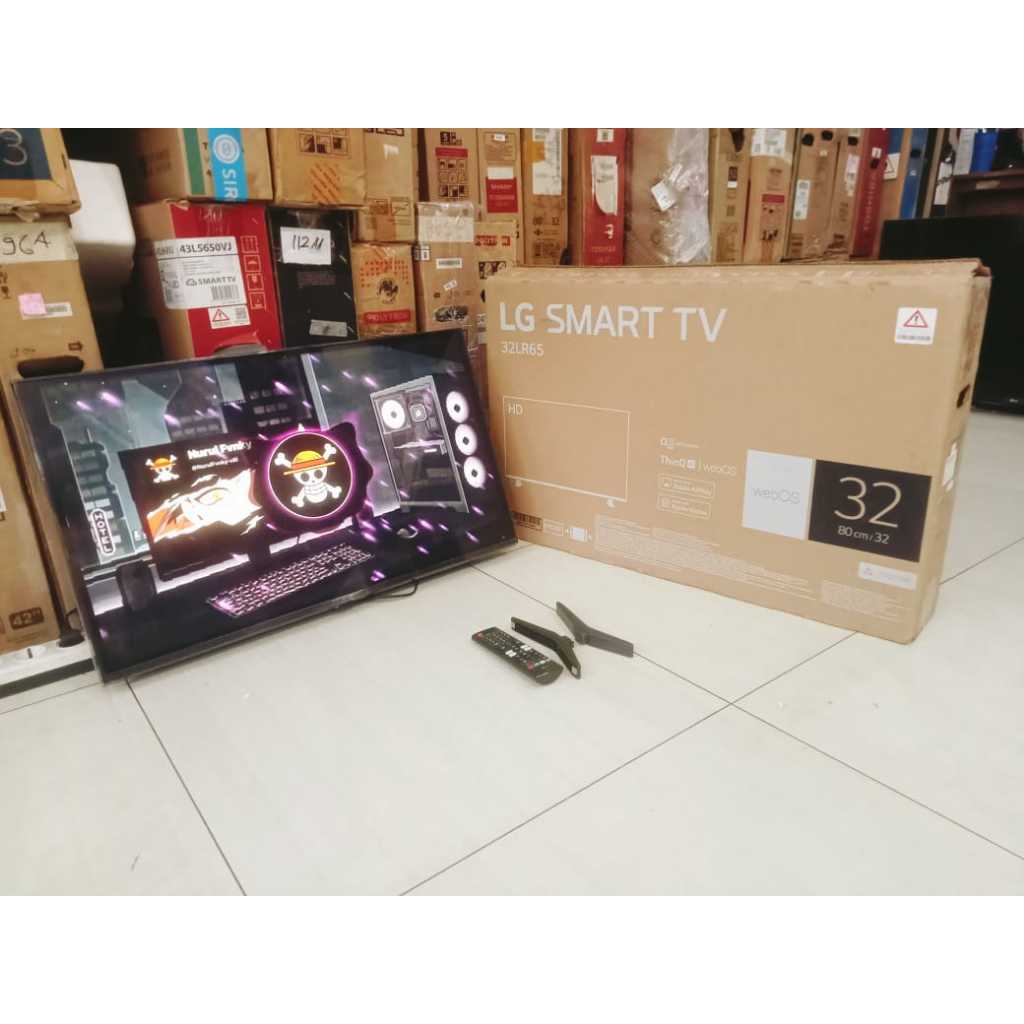 [+free packing kayu] Led TV LG 32 inch HD Smart TV FreamLess/Full Layar Youtube Wifi Netflix HDMI US