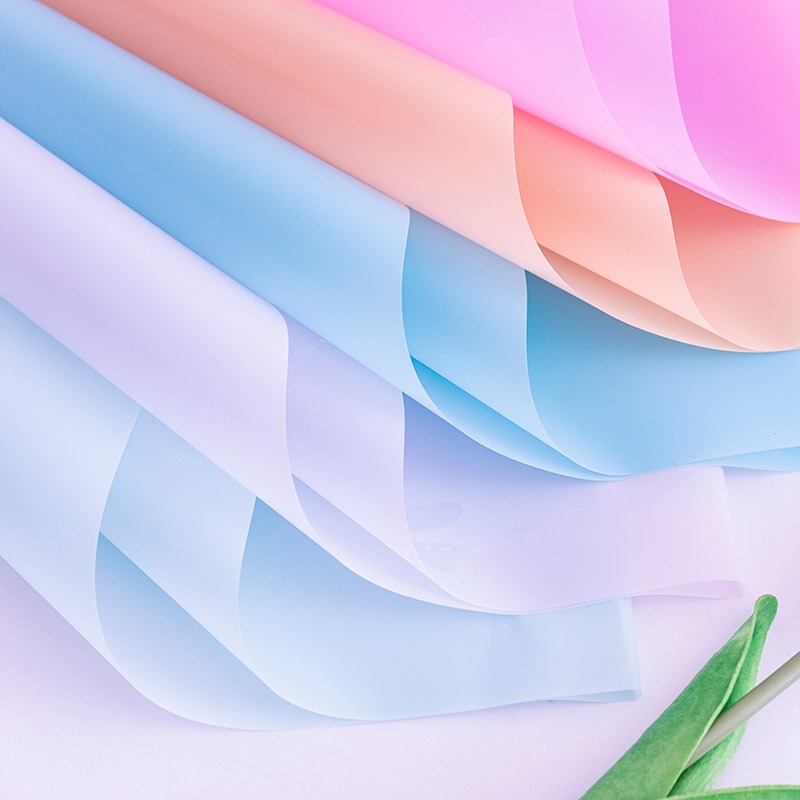 

20 LEMBAR Flower Wrapping Paper Varian Polos Kertas Buket Bunga Cellophane Florist KB01