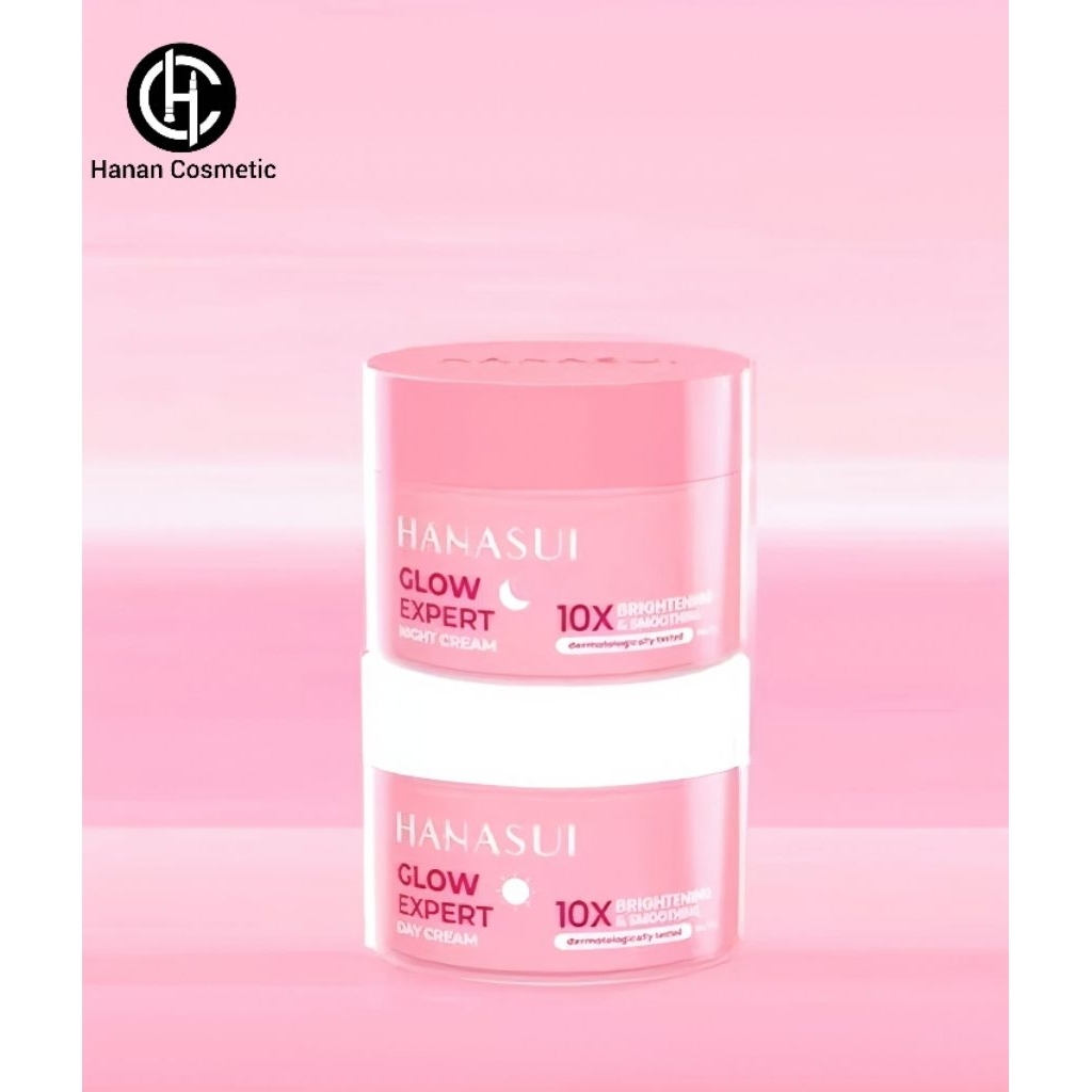 Hanasui Day dan Night Cream Glow Expert 15gram 100% Original Hanancosmetic_