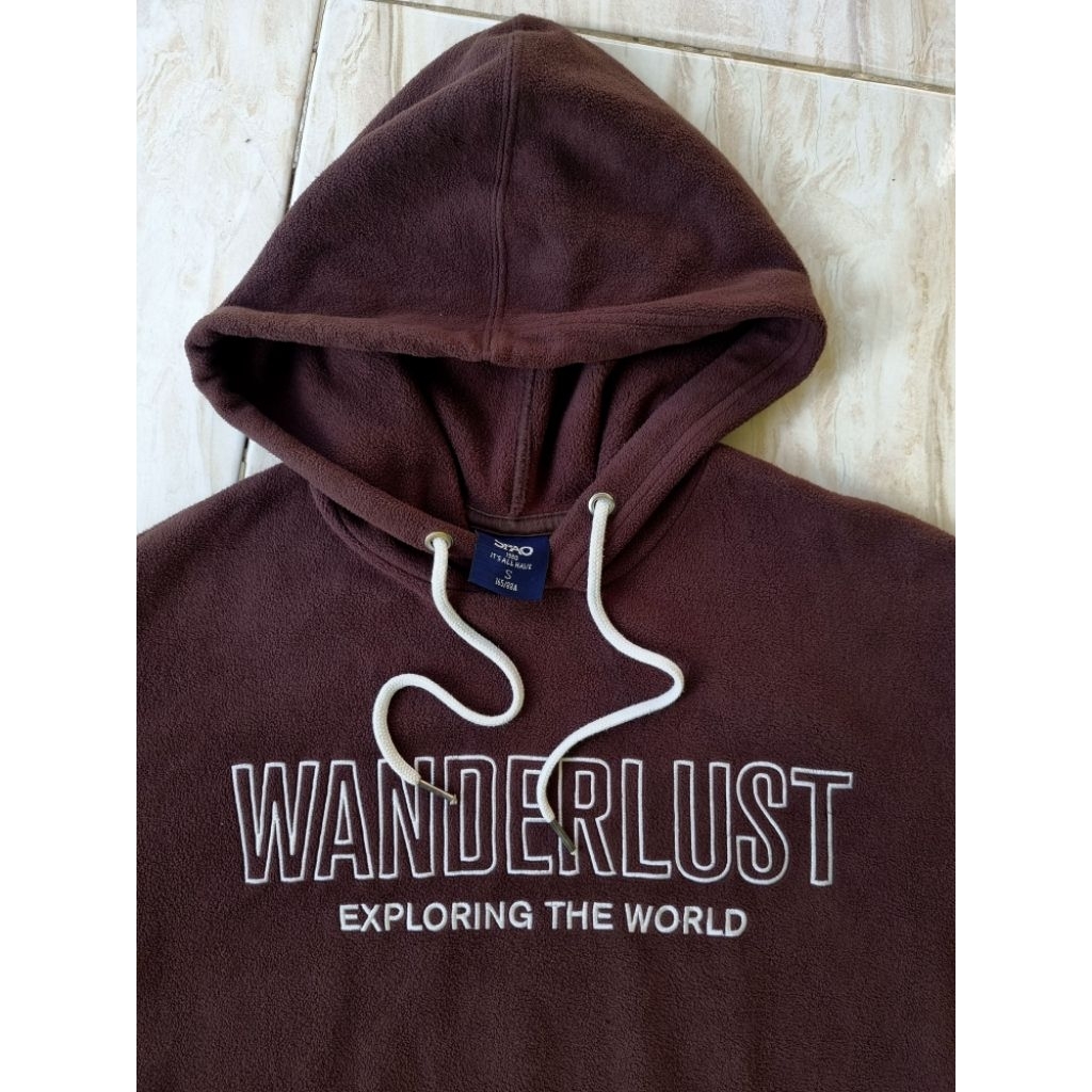 HOODIE SPAO SHERPA HALUS BORDIR