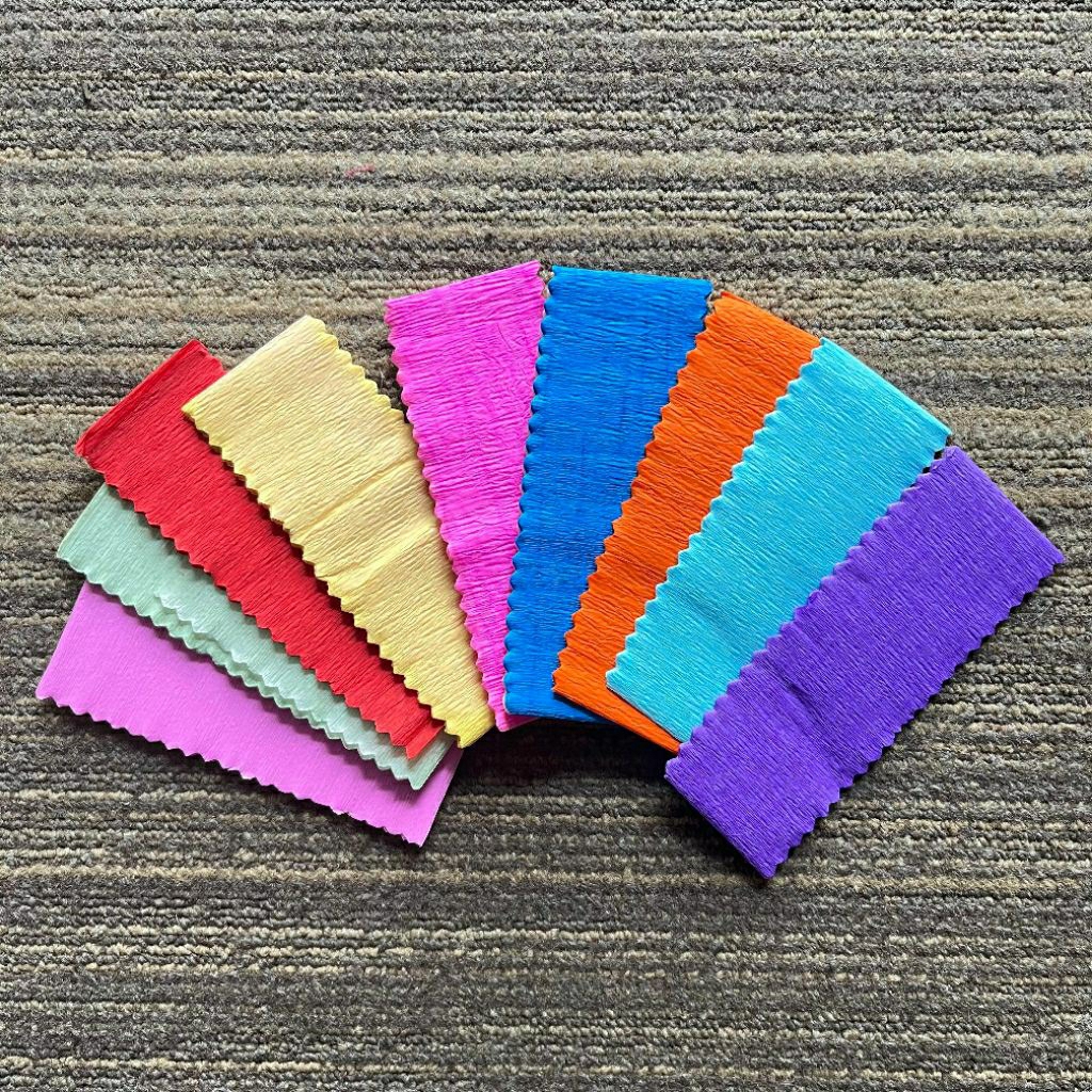 Kertas Krep Potong Warna Warni / Kertas Krep / Kertas Krep Warna / Kertas Krep Potong