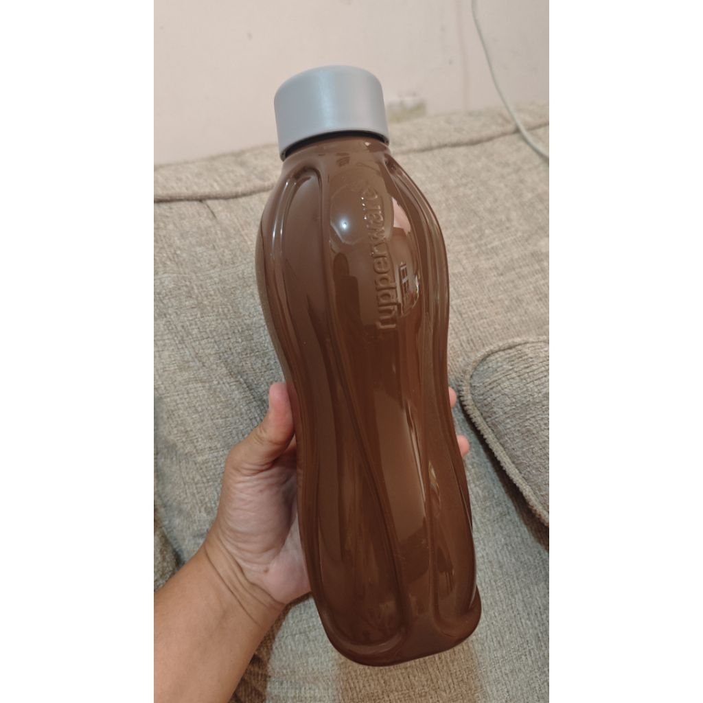 Botol minum Eco bottle 1Liter 1Pc tutup putar  tupperware