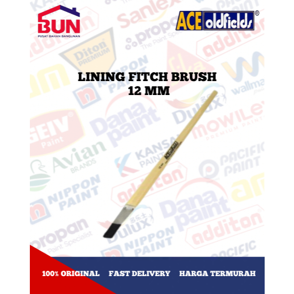 

Kuas Cat Lukis Gambar Garis LINING FITCH BRUSH ACE oldfields 12 mm
