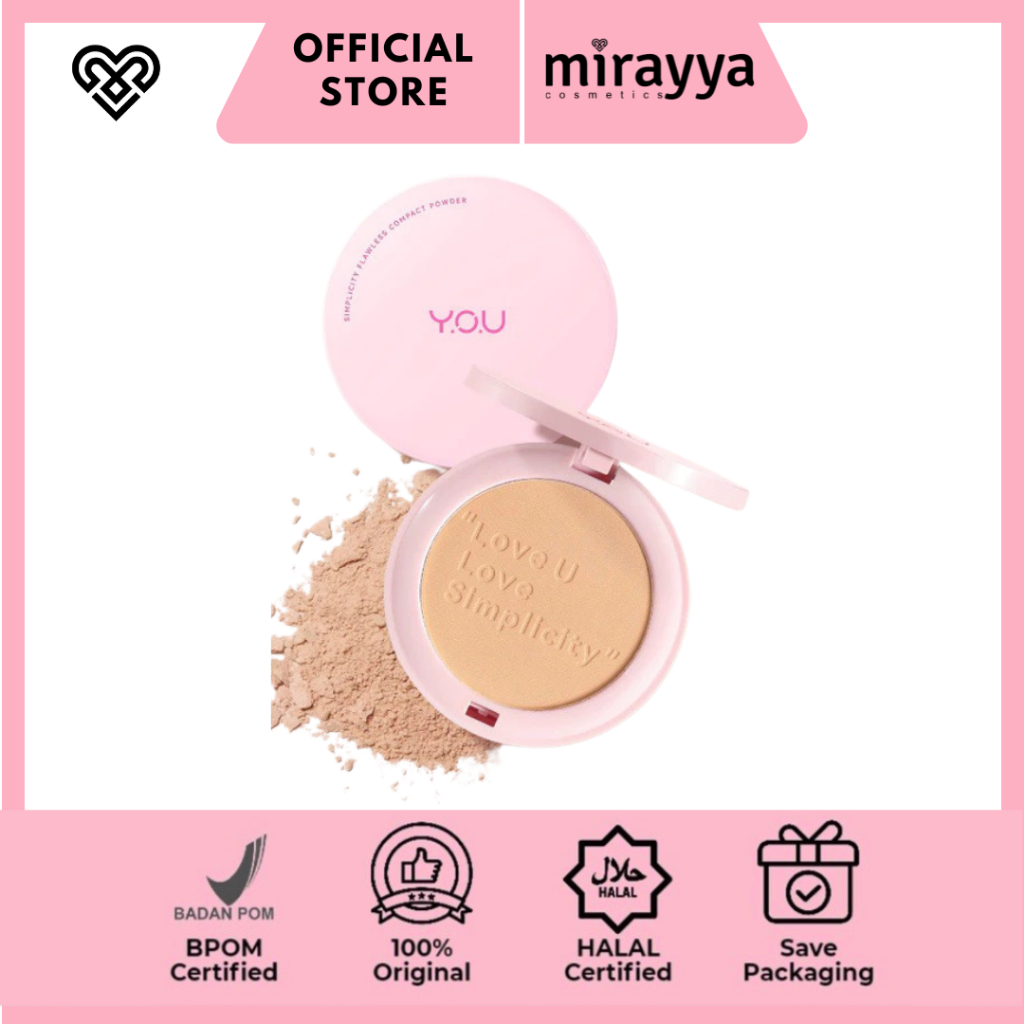 MIRAYYA You The Simplicity Flawless Skin Compact Powder Bedak Padat MIRAYYA
