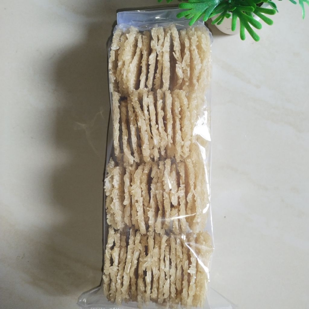 

RENGGINANG MENTAH M'Anis 100% ketan asli, rasa bawang putih+terasi