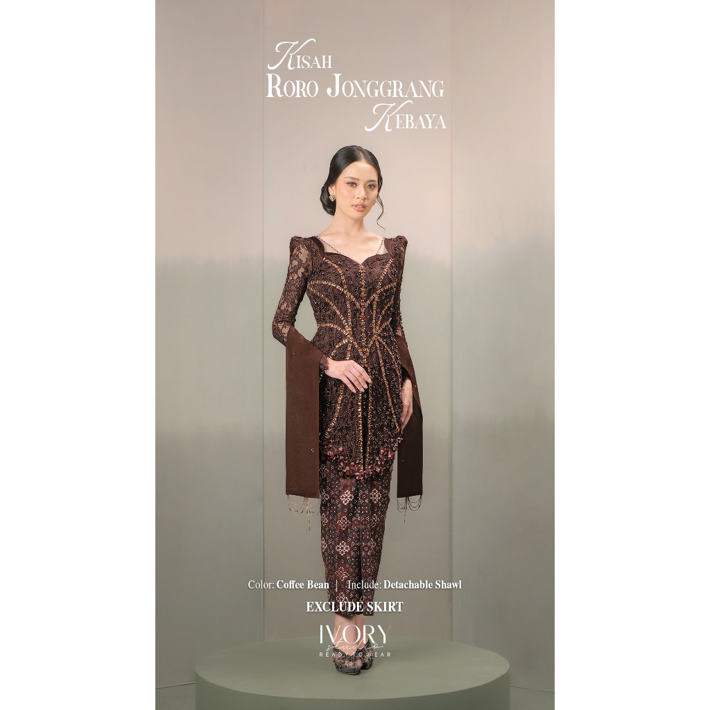 Anyaman Hikayat | Kisah Roro Jonggrang Kebaya in Coffee Bean (VERSI HIJAB)