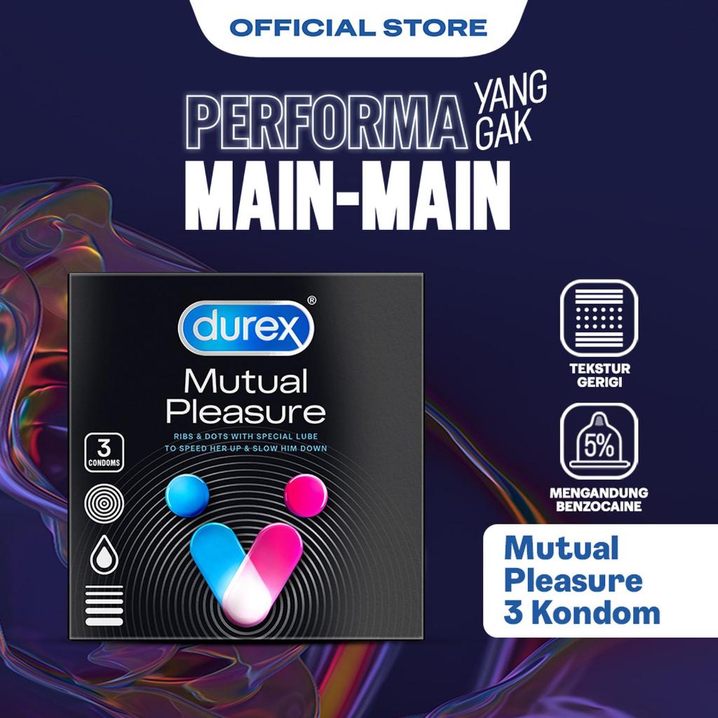 Durex Kondom Mutual Pleasure - 3 Pcs