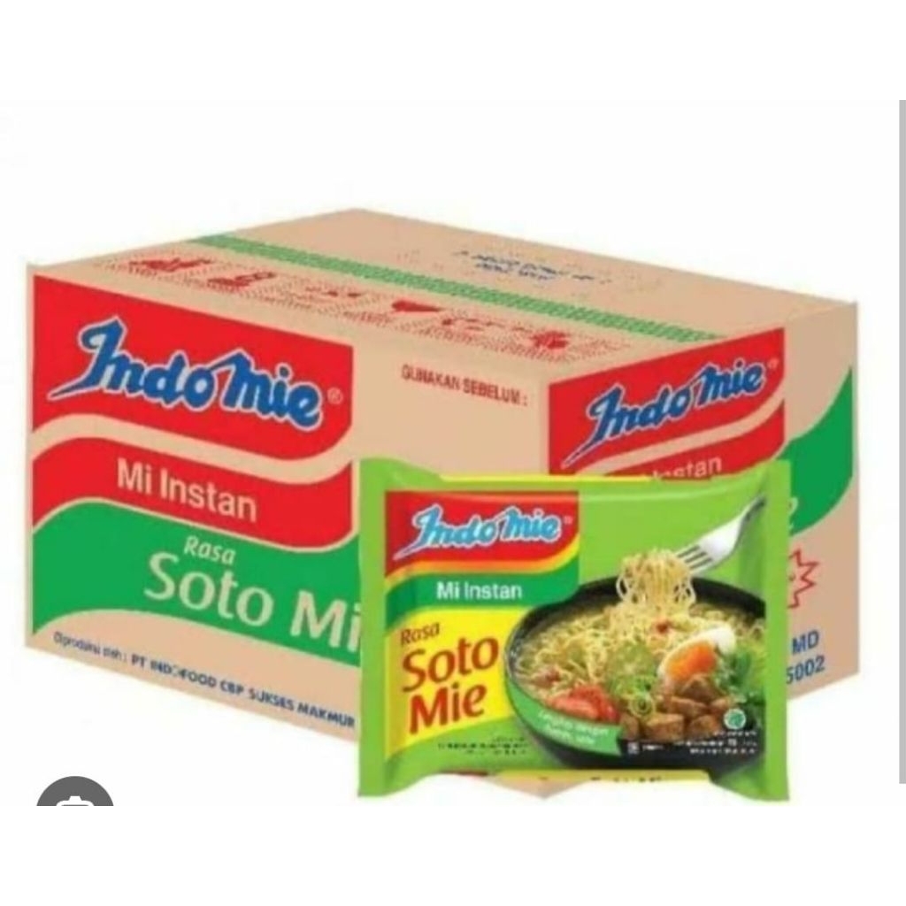 

Indomie soto mie / ayam bawang 1dus 40pcs