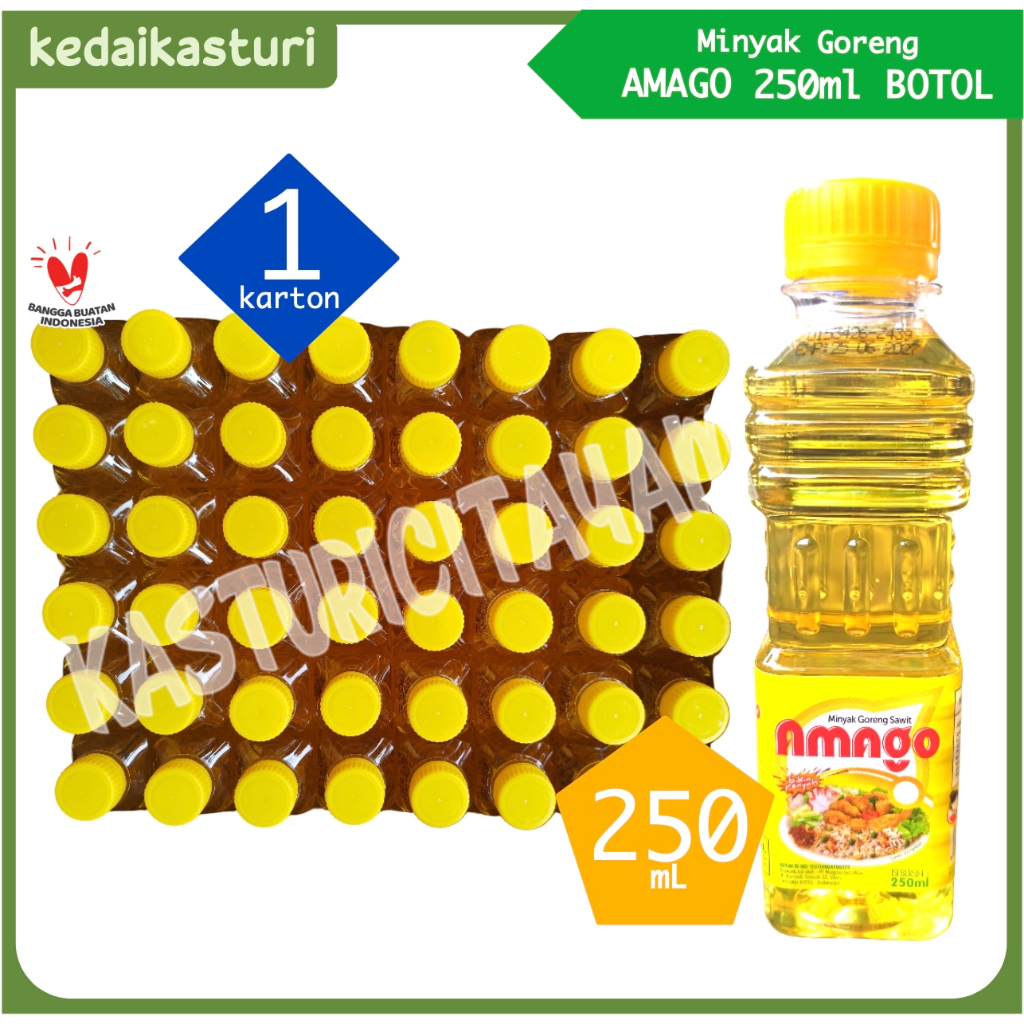 

Amago 250mL Minyak Goreng Sunco - 1 Karton x 48 Botol