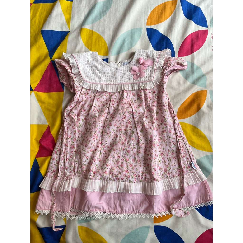 Dress anak perempuan Donita ( Preloved )