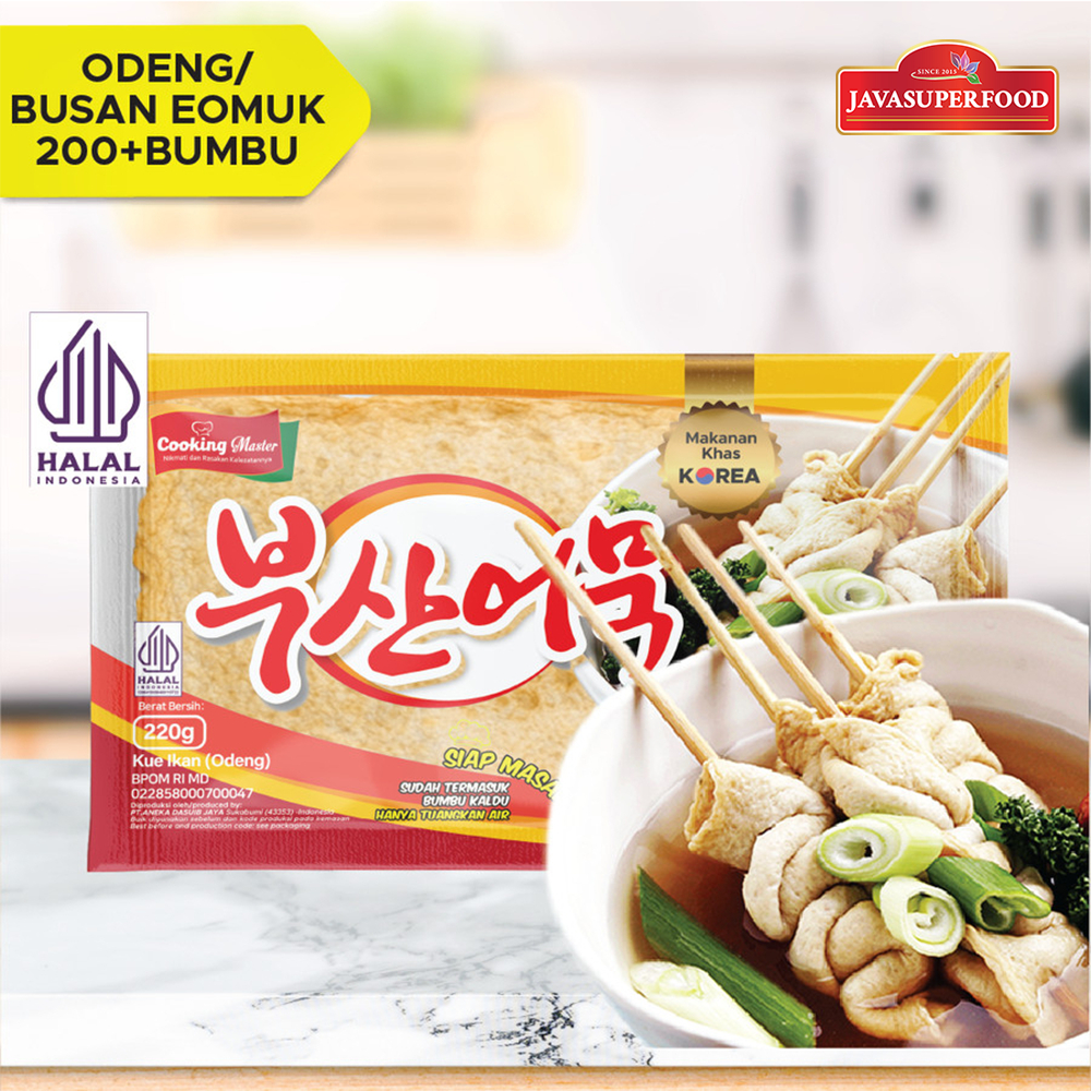 

Busan Eomuk Halal / Korea Fish Cake 200g + Bumbu / Cemilan Korea