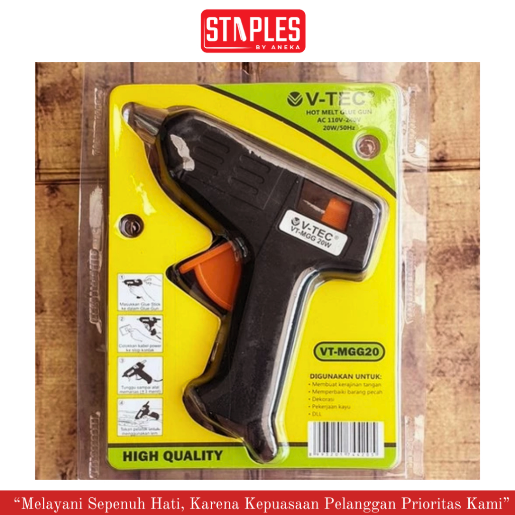 

Glue Gun Kecil / Alat lem Tembak / Mesin Lem Tembak MGG20