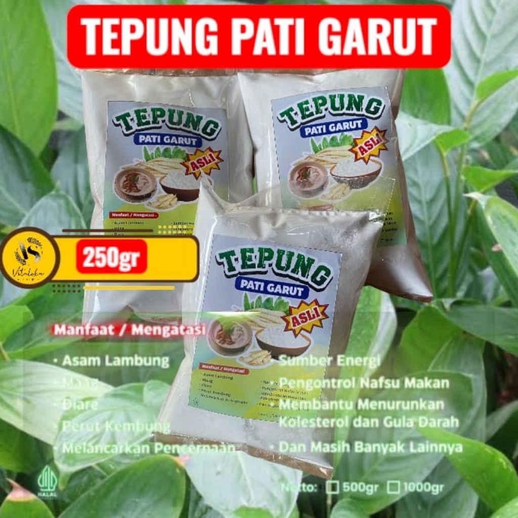 tepung pati garut 250g/ pati garut /original