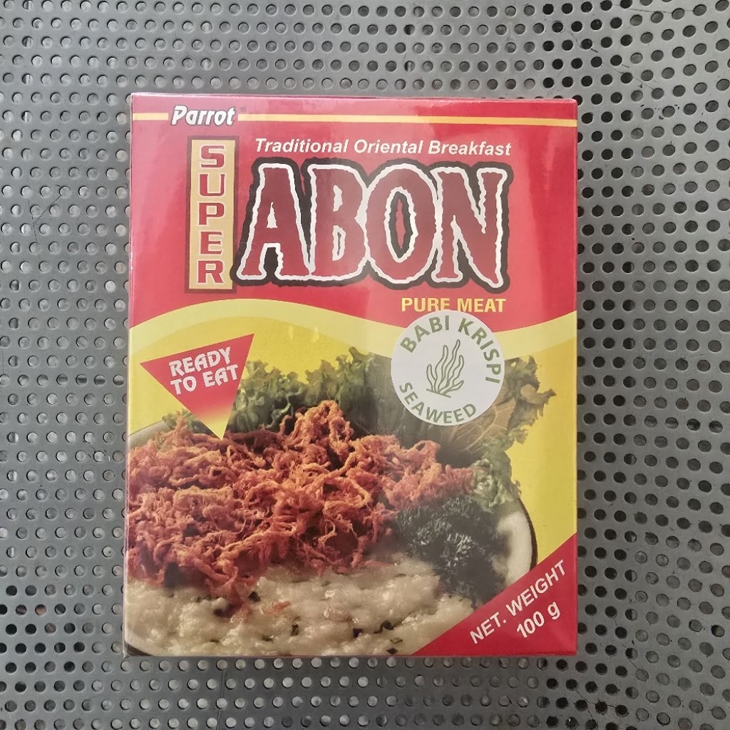 

Parrot Super Abon babi seaweed rumput laut crunchy khas sidoarjo enak mantap gurih renyah kriuk