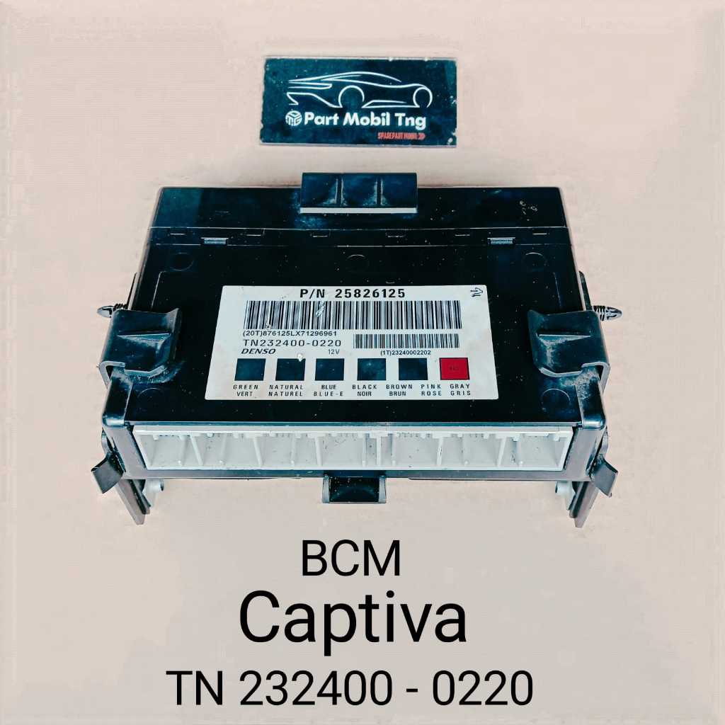 Bcm Chevrolet Captiva Bensin Nfl Tn 232400-0220 = 25826125 Copotan