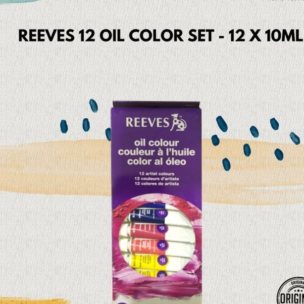 

Reeves 12 Oil Color Set - 12 x 10ml