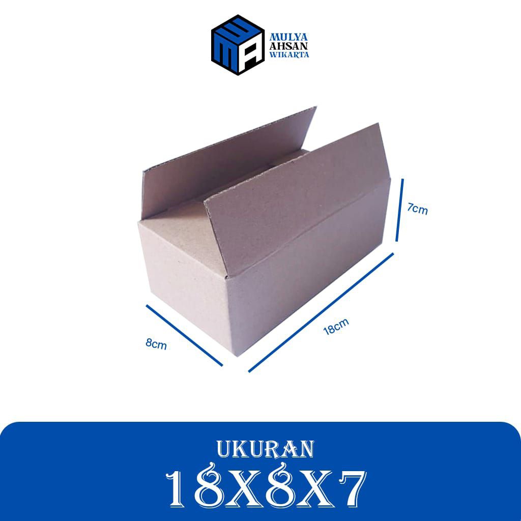 

KARDUS PACKING UKURAN 18x8x7/ KARDUS POLOS/ KARTON BOX
