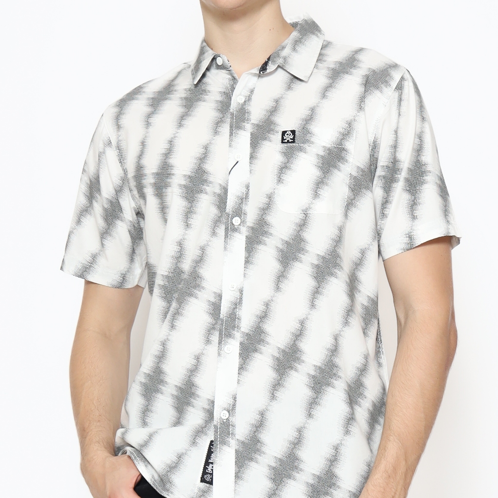 Juice Ematic kemeja lengan pendek Pria Brofy Men Shirt Planet Surf