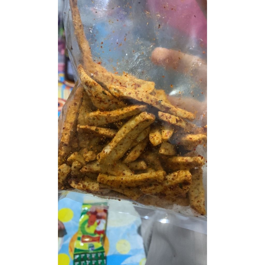 basreng kriuk, basreng pedas daun jeruk, basreng original daun jeruk 100gr