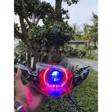 Lampu Motor BILED VEGA R NEW – Reflektor Lampu Depan LED Projector Super Bright Fokus Jauh Dekat Ant