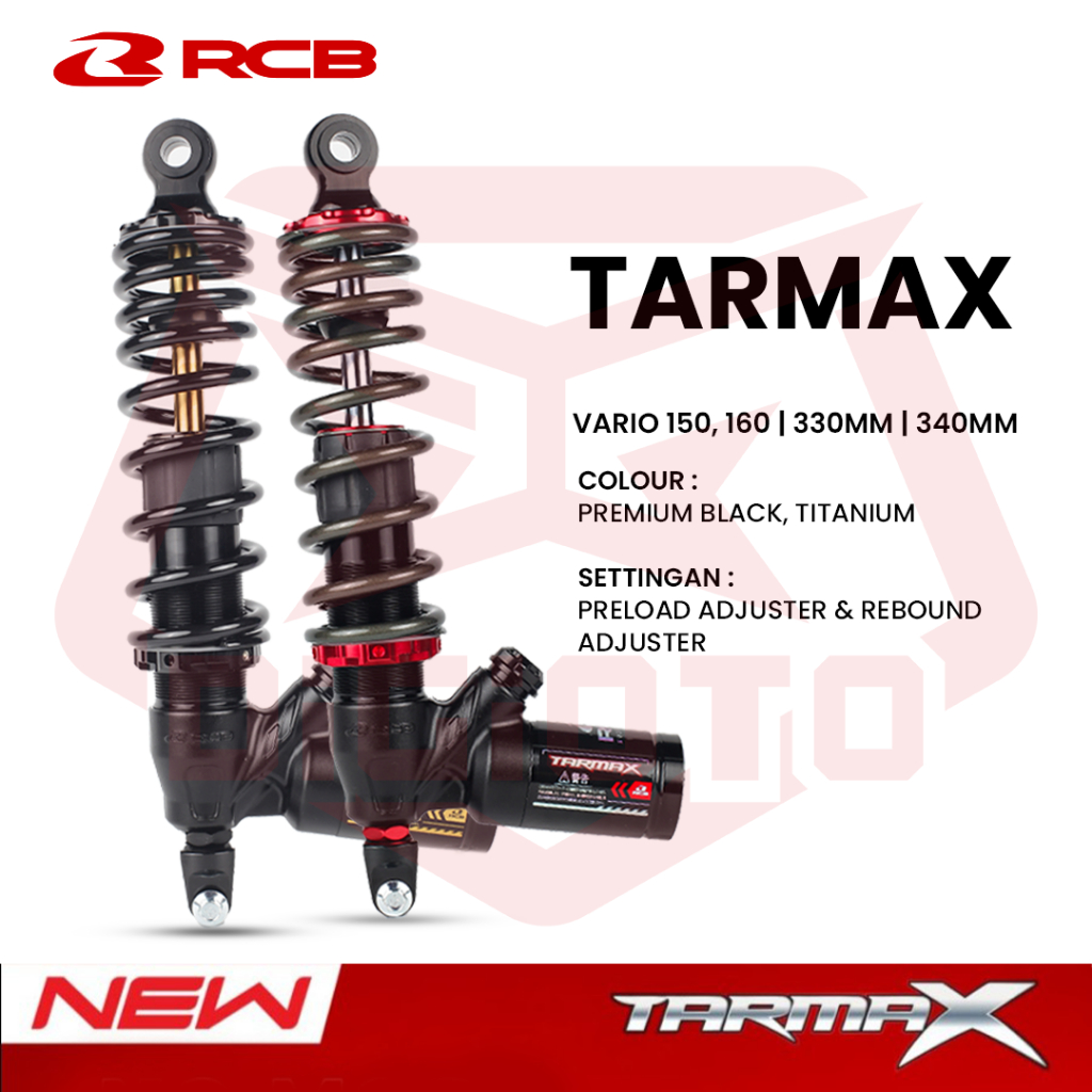 Shock Shockbreaker Tabung Bawah RCB Tarmax Vario Stylo 160 340mm