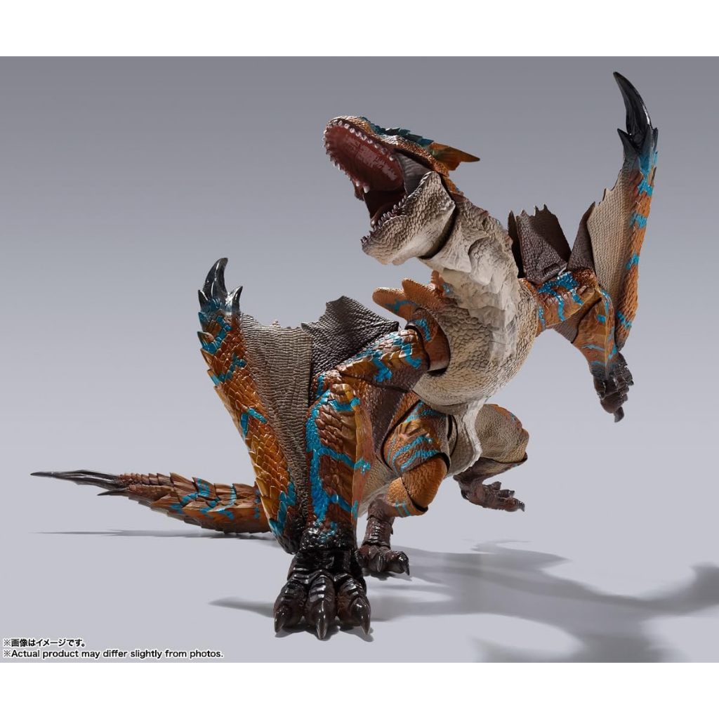 BERGARANSI TAMASHII NATIONS - MONSTER HUNTER RISE - TIGREX, BANDAI SPIRITS S.H.MONSTERARTS ACTION