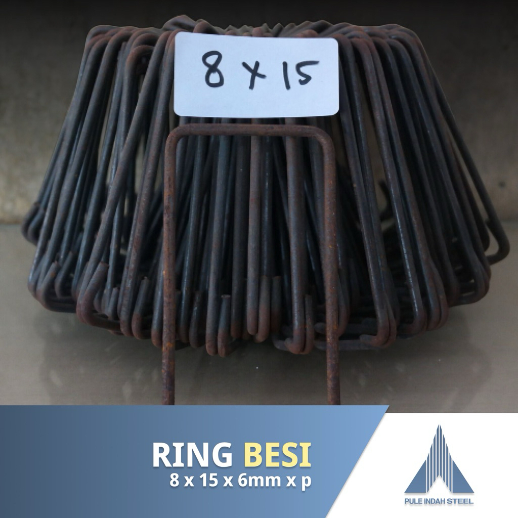 Ring Besi 8x15x6mmxp | Cincin Behel 6mm