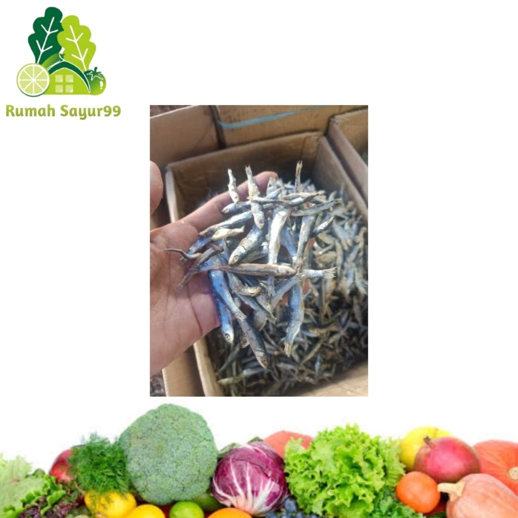 

Tawar item Ikan teri tawar item segar per Ons / 100g