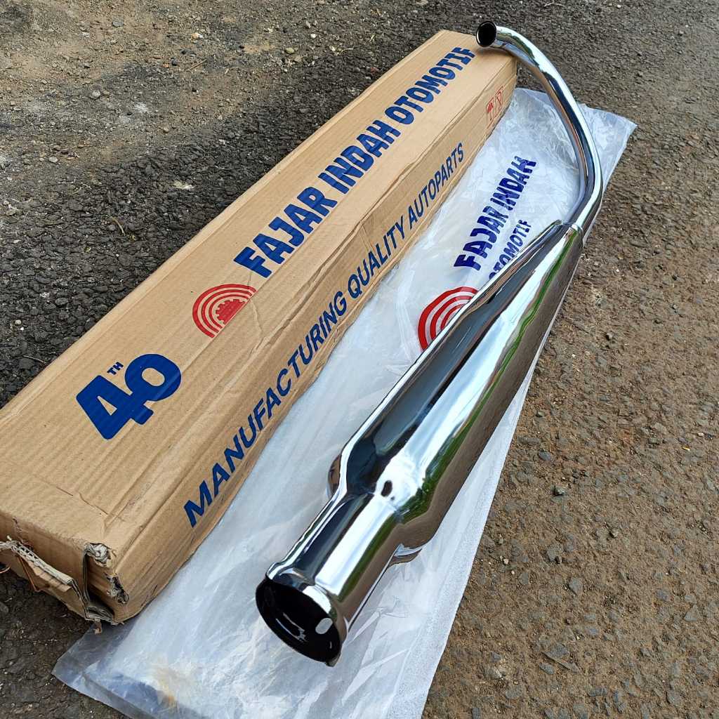 knalpot CB 125 S Muffler Knalpot cb125 S STANDAR CB 100 Corbi Fajar Indah
