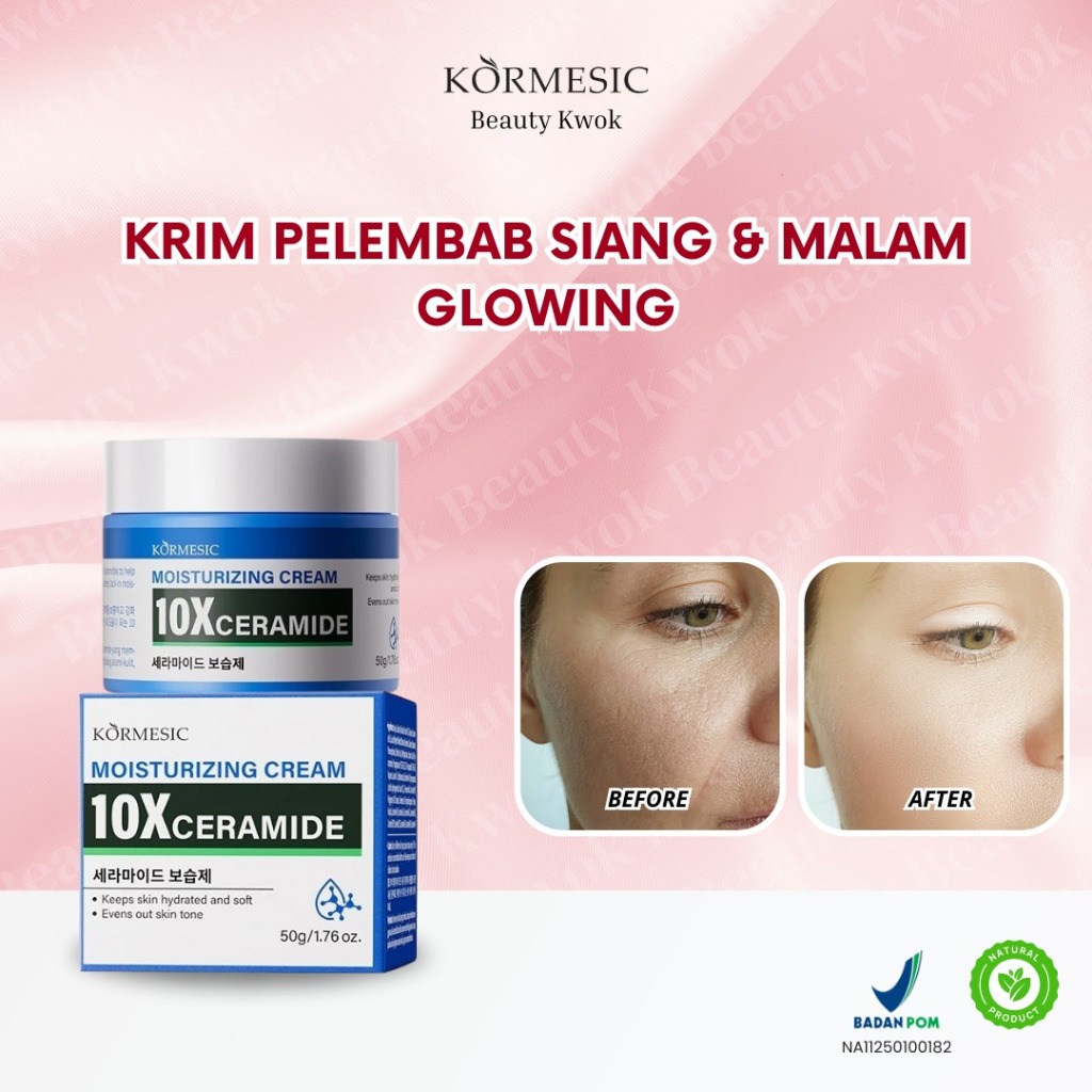 [BPOM] KORMESIC 10x Ceramide Moisturizing Cream 50g - Cream Flek Hitam Membandel Cream Siang & Malam