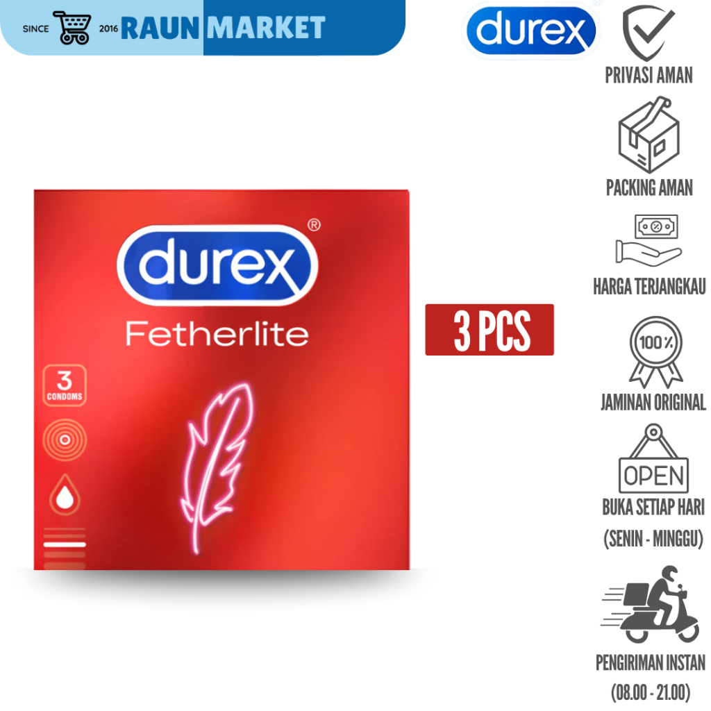 Durex Kondom Fetherlite – 3 Pcs
