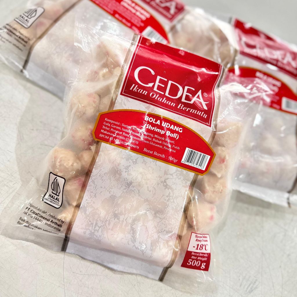 

Cedea Shrimp Ball (Bola Udang) 500gr