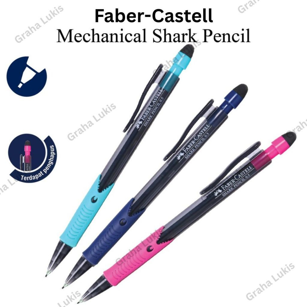 

Faber Castell Mechanical Pencil Shark 0.5mm - SATUAN