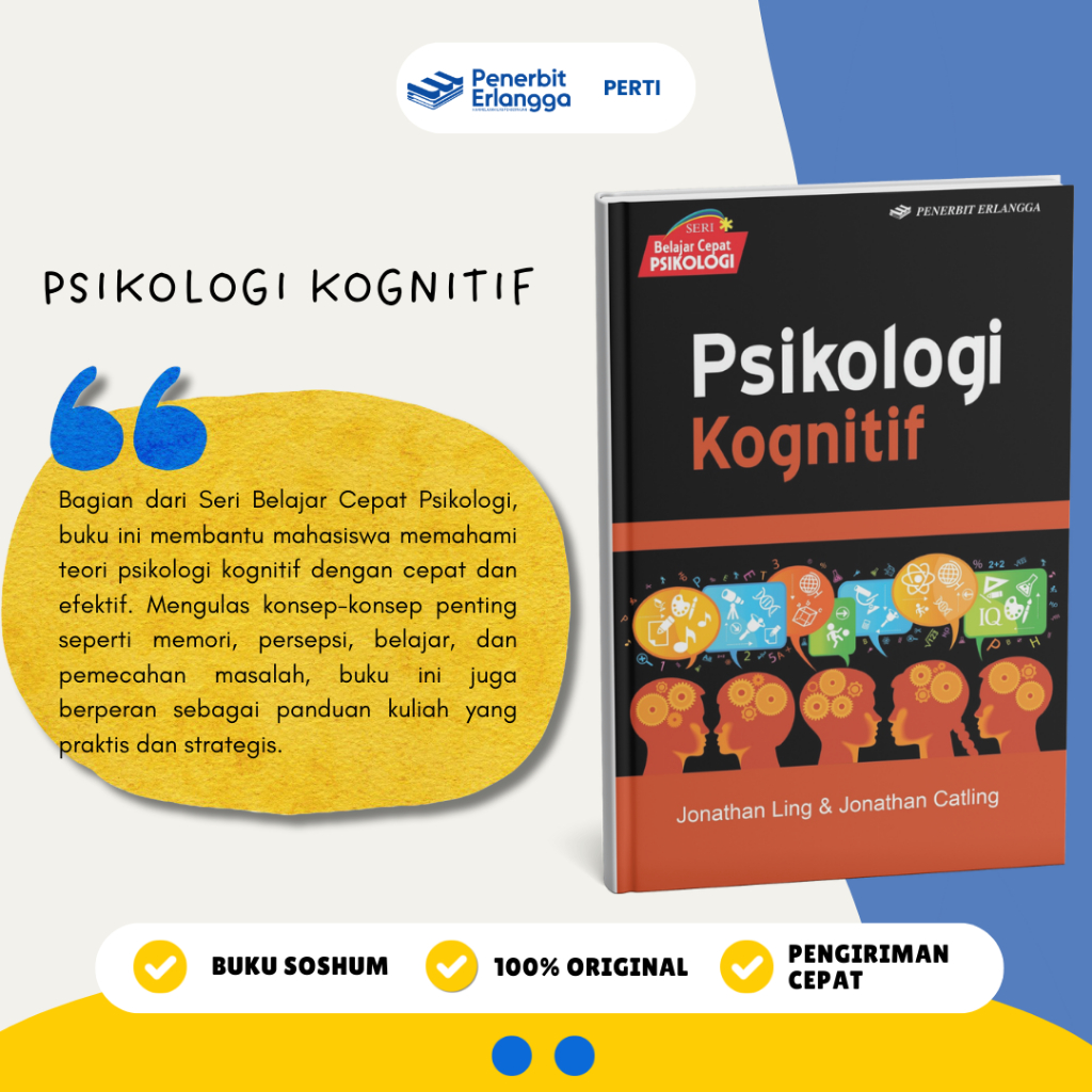 [Erlangga Official] Psikologi Kognitif - Jonathan Ling